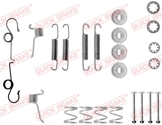 Accessory Kit, brake shoes